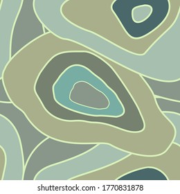 Simple geometric seamless pattern with abstract shapes. Trendy hand drawn textures. Modern abstract design for paper, fabric, interior decor and other users.