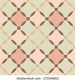 Simple geometric seamless pattern with circles.
