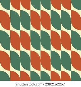 Simple geometric seamless pattern design vector 