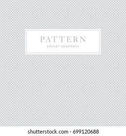 Simple geometric seamless pattern with diagonal crossing lines. Light collection. Abstract textured background design. Vector illustration for minimalistic design. Modern elegant wallpaper.