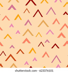 Simple geometric seamless pattern, vector