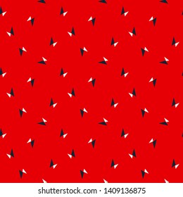 Simple geometric seamless vector pattern. Joyous fashion background