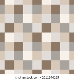 Simple Geometric Seamless Vector Pattern, Beautiful seamless pattern design for decorating, wrapping paper, wallpaper, fabric, backdrop,brown background.