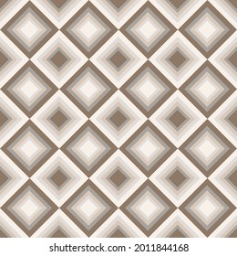 Simple Geometric Seamless Vector Pattern, Beautiful seamless pattern design for decorating, wrapping paper, wallpaper, fabric, backdrop,brown background.