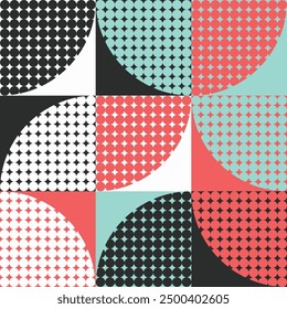 einfache geometrische Form Kunstcover Hintergrund Illustration