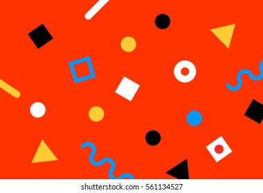 Simple geometric shape - hipster vector pattern
