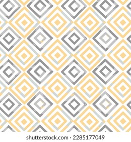 Forma geométrica simple de fondo amarillo transparente. Patrón vectorial cuadrado y de línea.Diseño de patrones muy bonito y sin costura para la decoración, 