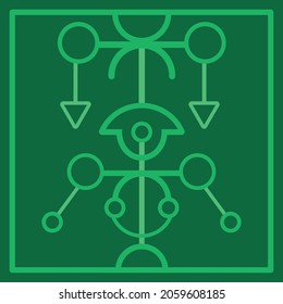 einfache geometrische Formen und Linien Design Doodles-Free Stil minimal 