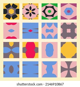 Simple geometric texture. Collection of seamless geometric minimalistic patterns. Backgrounds and wallpapers. Textile ornament. Properly grouped and layered drag and drop to the swatch pallet.