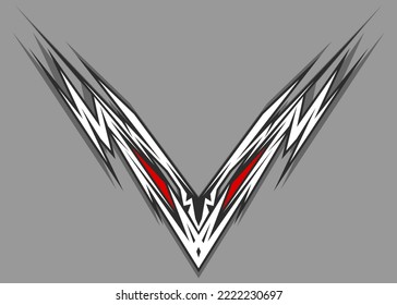 Simple geometric tribal tattoo pattern