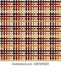 Simple geometric vector pattern with fall season theme tone grid on white background. for wallpaper, background, wrapper stuff, decorating anything.