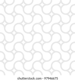 Simple Geometric Vector Pattern - Lines On White Background