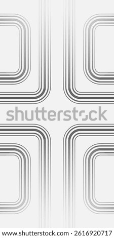 Simple Geometric Wavy Line Art Background with Bright Color. Potrait Striped Vector Background. High Quality Vector Background Illustration