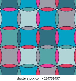 Simple geometrical background in a retro style. Vector illustration.