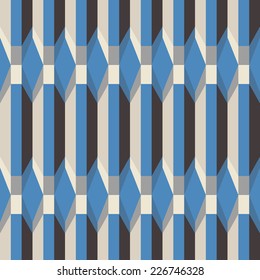 Simple geometrical background in a retro style. Vector illustration.