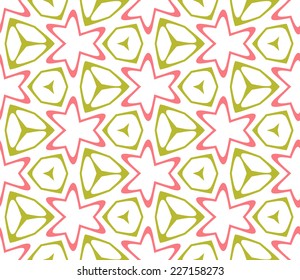 Simple geometrical background in a retro style. Vector illustration.