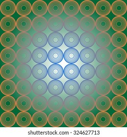 Simple geometrical ornament pattern. Vector illustration.