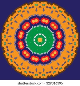 Simple geometrical ornament. Vector illustration