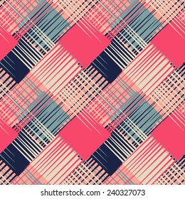 Simple geometrical squares background in a retro style. Vector illustration  