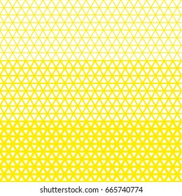 Simple geometry pattern with line mash. Modern geometry seamless pattern vector illustration. Surface design for print and web. Grid style triangle yellow motif