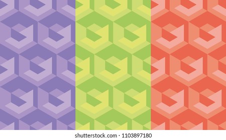 Simple geometry seamless pattern for background, wrapping paper, fabric. Endless repeatable motif for surface design
