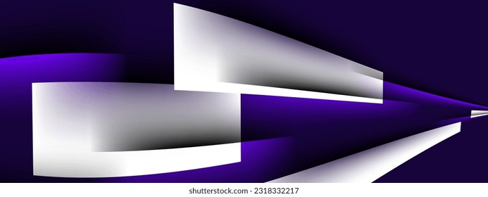 Simple geometry style purple white background	