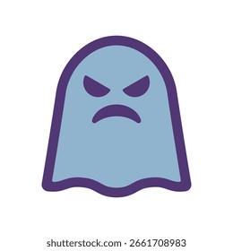 Simple ghost vector icon illustration.