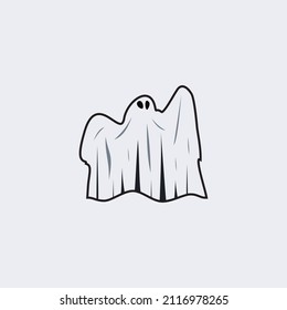 simple ghost vector logo inspiration	