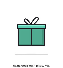 simple gift box design icons  for your web site design, logo, app, UI, vector illustration