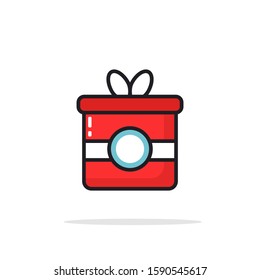 simple gift box design icons  for your web site design, logo, app, UI, vector illustration