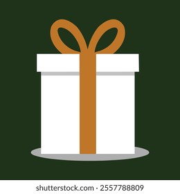 A Simple Gift Box Vector Design.