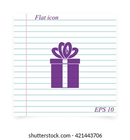 Simple gift icon.