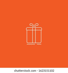 simple gift icon design template