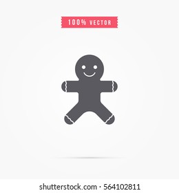 simple Ginger man icon