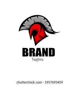 einfaches Logo des Gladiatorhelms