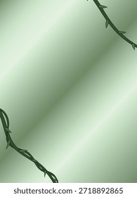 Textura de vidro simples com acento natureza
