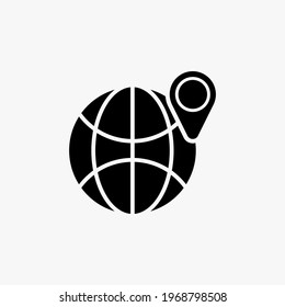 Simple of globe related icons. Elements for mobile concept and web apps. Thin line vector icons for website design and development, app development. Premium Vector