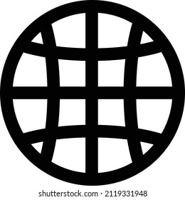 Simple globe representation design vector illustration 