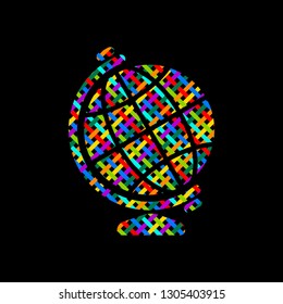 Simple globe symbol
