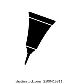 simple glue design in black and white
