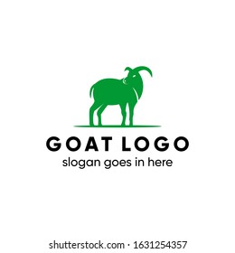simple goat logo design vector image illustration