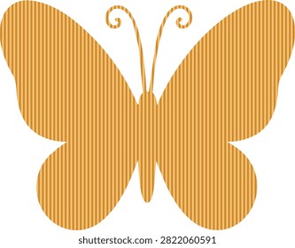 Una sencilla silueta mariposa