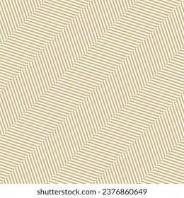 Simple gold chevron zigzag seamless pattern. Luxury diagonal stripe design for elegant backgrounds. Abstract vector geometric texture with repeating herringbone ornament. Geo design for decor, print