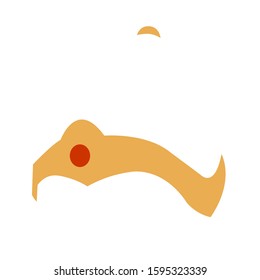simple gold crown vector illustration