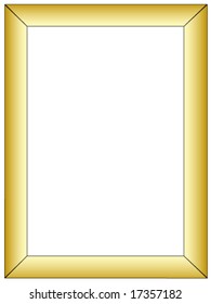 Simple gold frame