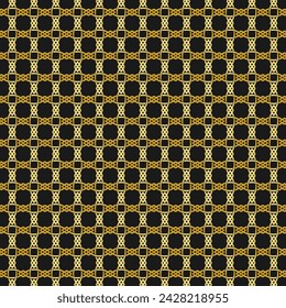 Simple gold lines islamic pattern