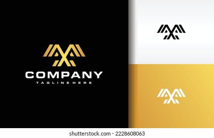 the simple gold wing logo	