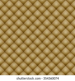 Simple golden background. Seamless pattern. Vector.