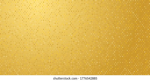 Simple golden background with spangles. Vector EPS10
