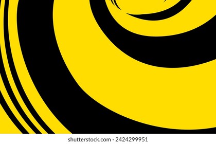simple golden ratio curve background yellow color